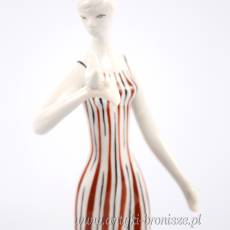 New Look Kobieta z ptakiem Drasche Węgry lata 60te  wys. 23cm
