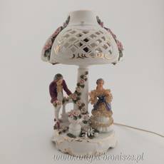 Lampka porcelanowa figuralna Rumunia
