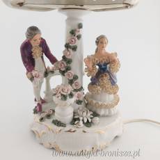 Lampka porcelanowa figuralna Rumunia