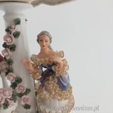 Lampka porcelanowa figuralna Rumunia