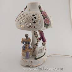 Lampka porcelanowa figuralna Rumunia