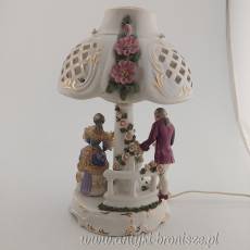 Lampka porcelanowa figuralna Rumunia