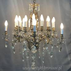 Żyrandol antyczny, lampa sufitowa
