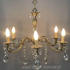 Żyrandol antyczny, lampa sufitowa