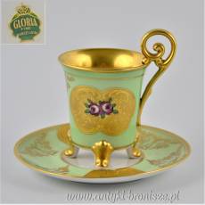 Filiżanka do czekolady Gloria Fine Porcelain Bayreuth Niemcy lata 50/60te