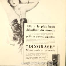 Reklama Crème rosée et parfuméeArnold Dixorase.Paryż 1926r