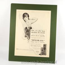Reklama Crème rosée et parfuméeArnold Dixorase.Paryż 1926r