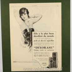 Reklama Crème rosée et parfuméeArnold Dixorase.Paryż 1926r