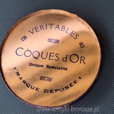 Pudelko metalowe na czekoladki z widokiem "Mont Saint-Michel" H:3cm, dia 15,5cm - poz. 6970