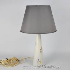 New look lampa stołowa porcelana Hollohaza pikasy lata 60te