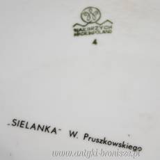 Talerz kolekcjonerski obraz “Sielanka” W. Pruszkowskiego Wałbrzych lata 60te