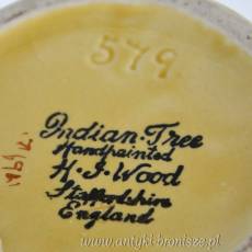 Dzbanek drzewo indyjskie ceramika HJ Wood Staffordshire nr 579 lata 60te