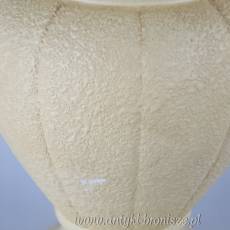 Lampa stołowa amfora ceramiczna kremowa Holandia poł.XXw