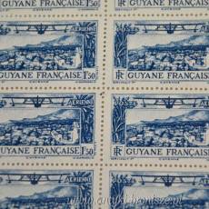 Znaczek kolonialny Gujana Francuska Wydanie lotnicze 1933r