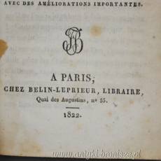 Manuel classique pour l'étude des tropes … Pierre Fontanie Paryż 1822r.