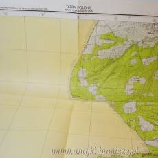 Tatry Polskie wojskowe mapy topograficzne 1984r 14 arkuszy plus książka