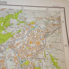 Tatry Polskie wojskowe mapy topograficzne 1984r 14 arkuszy plus książka