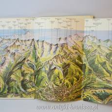 Tatry Polskie wojskowe mapy topograficzne 1984r 14 arkuszy plus książka