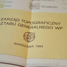 Tatry Polskie wojskowe mapy topograficzne 1984r 14 arkuszy plus książka