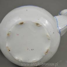 Stary dzbanek do kawy z serii CHINA BLAU unikalne ucho