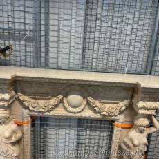 MONUMENTALNY PORTAL KOMINKOWY marmur KOBIETY PIASKOWY ECRI