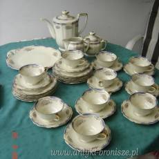 Service do kawy z porcelany, sygnowany:"HG Selb Bavaria-Germany, Heinrich - poz. 3272
