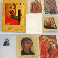 Album  ang/ros.“Muzeum Rosyjskiej Sztuki Dawnej imienia Rublowa” 1968r z dedykacją i autografami aktorów z Wałbrzycha