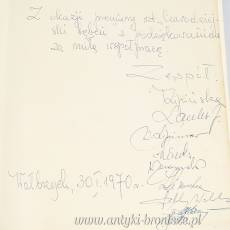 Album  ang/ros.“Muzeum Rosyjskiej Sztuki Dawnej imienia Rublowa” 1968r z dedykacją i autografami aktorów z Wałbrzycha