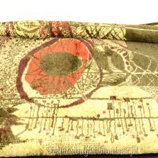 Gobelin Eriko Lászlo Pecsi Lakás Textil Vállalat Węgry lata 60te 175/75cm