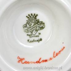 Zestaw śniadaniowy Ilmenau Graf von Henneberg Edelweiss (szarotka) Niemcy poł.XXw