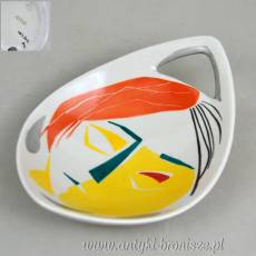 New Look Patera miseczka twarz Kőbánya  Drasche Węgry pikasy lata 60te