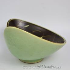 New Look miska czarno biała nr. 4074/2 Ceramika Steuler lata 1950/62