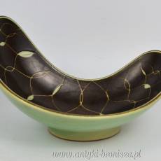 New Look miska czarno biała nr. 4074/2 Ceramika Steuler lata 1950/62