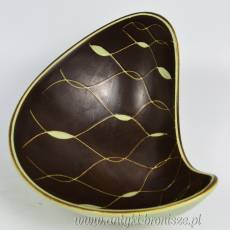 New Look miska czarno biała nr. 4074/2 Ceramika Steuler lata 1950/62