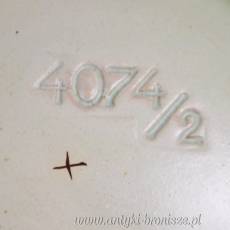 New Look miska czarno biała nr. 4074/2 Ceramika Steuler lata 1950/62