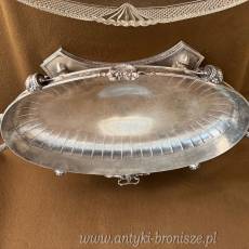 ŻARDYNIERA - Koch&Bergfeld SREBRO kryształ BREMMEN 2610g