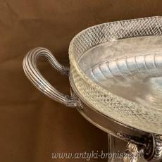 ŻARDYNIERA - Koch&Bergfeld SREBRO kryształ BREMMEN 2610g