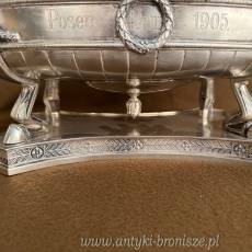 ŻARDYNIERA - Koch&Bergfeld SREBRO kryształ BREMMEN 2610g