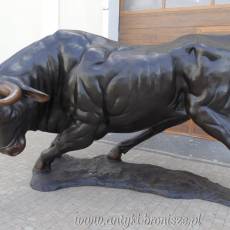 Byk z Wall street OGROMNY Z BRĄZU 370 cm HOSSA fv
