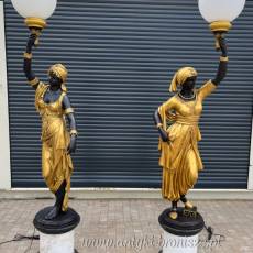 LAMPY POSTACIOWE - BRĄZ ZŁOCONY 215 cm