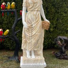 FIGURA Z MARMURU 205 cm PODSTAWA kobieta marmur