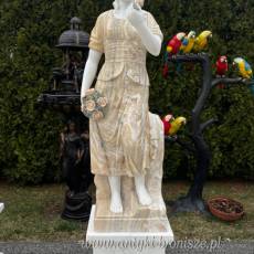 FIGURA Z MARMURU 205 cm PODSTAWA kobieta marmur