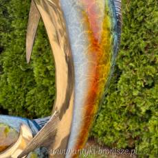FONTANNA Z BRĄZU ryba MARLIN ŻAGLICA 198 cm