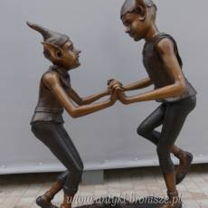 DWA SKRZATY - chochliki FIGURA Z BRAZU