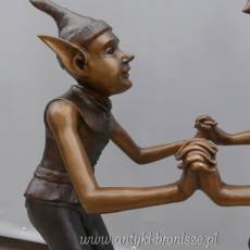 DWA SKRZATY - chochliki FIGURA Z BRAZU
