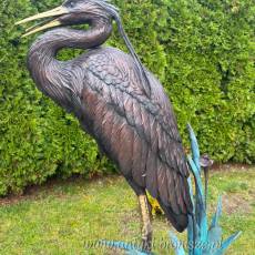 KORMORAN CZAPLE PELIKAN z pałkami BRĄZ 155 cm