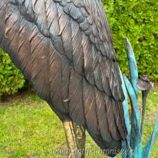 KORMORAN CZAPLE PELIKAN z pałkami BRĄZ 155 cm