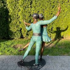 TANIEC - TANCERZE baletnica DUŻA FIGURA Z BRĄZU
