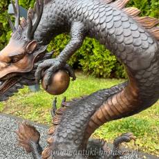 DRAGON - SMOK figura Z BRĄZU