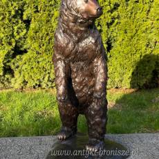 niedźwiedź z brązu - MIŚ NIEDŹWIADEK stojący 110cm